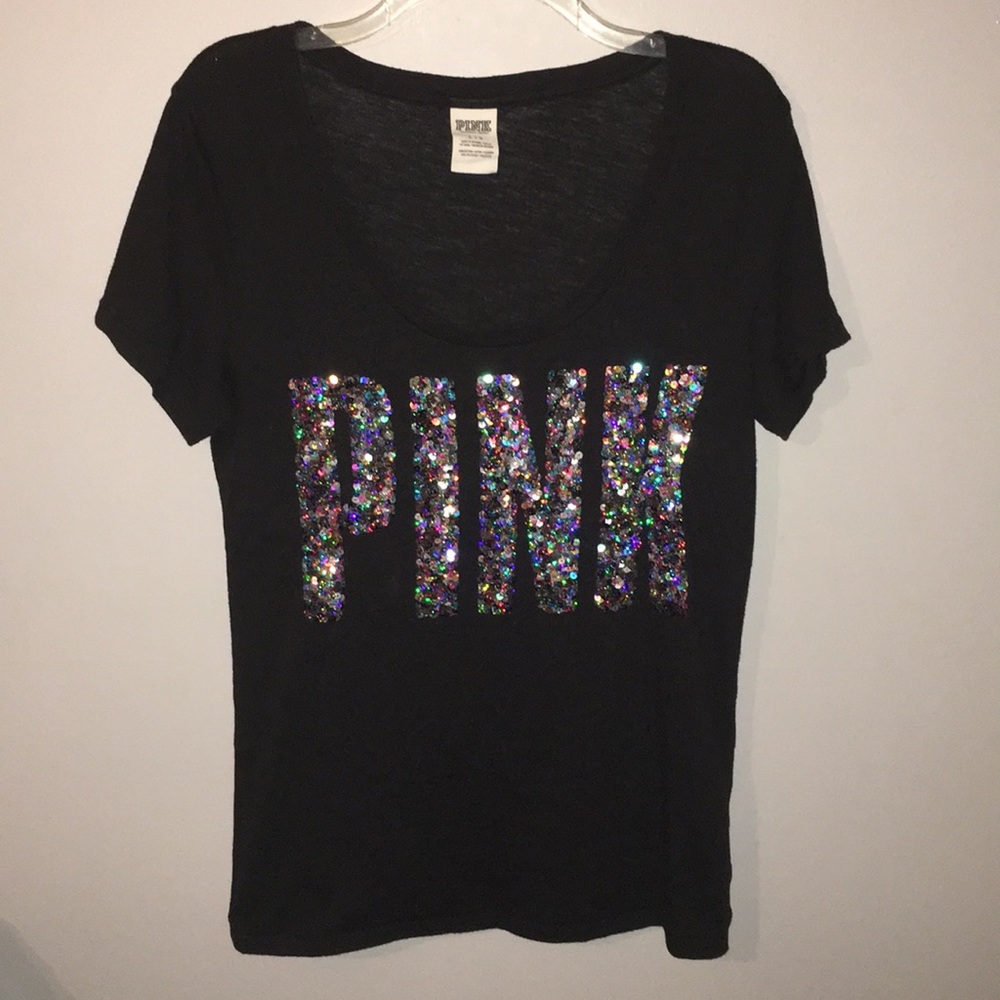 PINK Black Shirt.